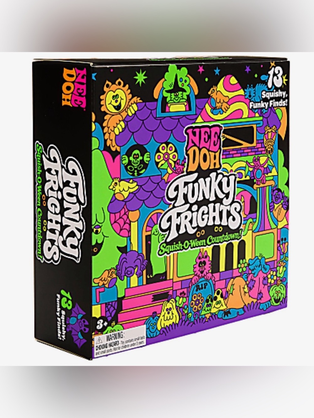 RARE 2026 NeeDoh Funky Frights Squish-O-Ween Countdown 🎃 NEW SEALED